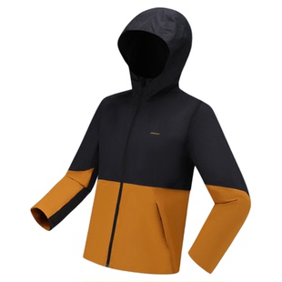 迪卡侬不一样亲子装MH500冲锋衣儿童一家三口男母女防水外套KIDS