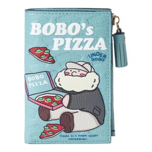 BOBO钱包卡包二合一 2025新款可爱手拿零钱包 防消磁证件收纳包