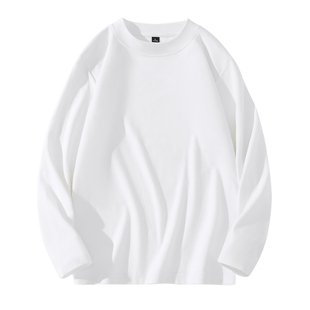 猫人男士打底衫2025新款冬半高领白色长袖t恤男加绒保暖内衣男款J