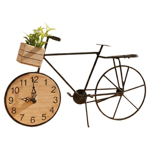 2026新款创意设计感客厅时钟桌面摆件卧室玄关电视柜装饰品高级感