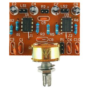 双声道BTL功放板DIY电子套件TDA2822电路板焊接练习实验实训制作