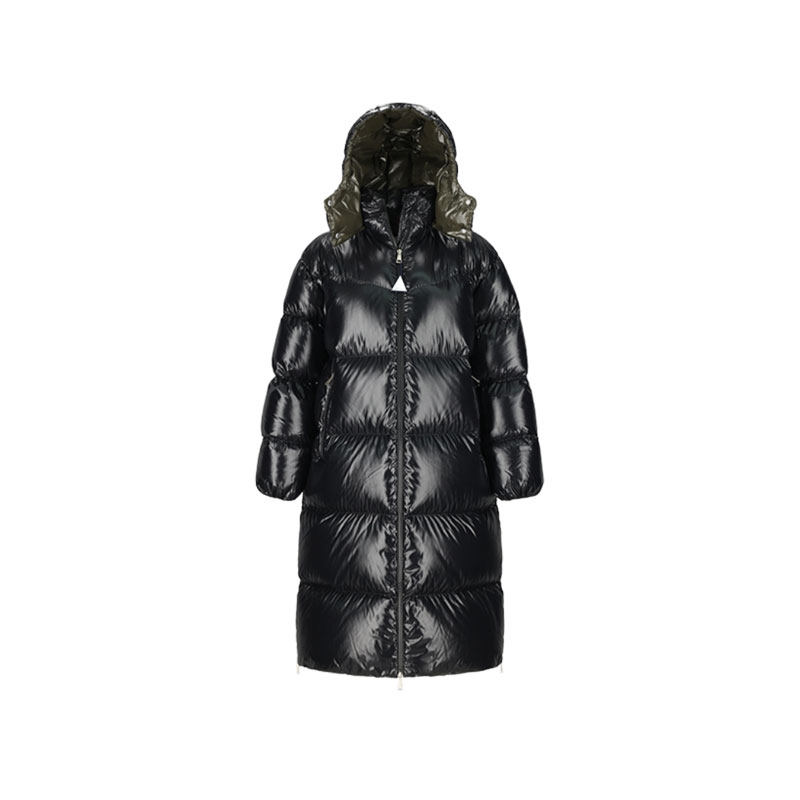 【自营】Moncler/盟可睐女士宽松版鹅绒连帽长款羽绒服大衣外套
