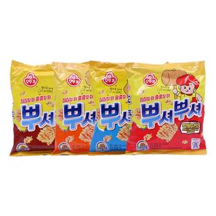 OTTOGI/不倒翁干脆面90g烤肉烧烤味炸鸡味炒年糕味干吃面网红零嘴