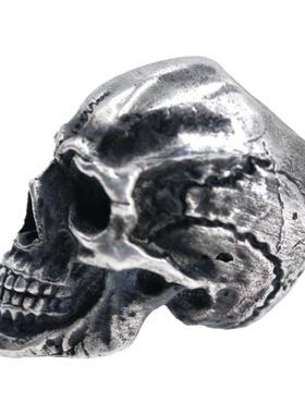 欲望车间专属男手工纯银骷髅吊坠