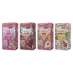 旺旺莎娃低度微醺鸡尾酒女士晚安酒甜酒125ml低度果味气泡酒蜜桃