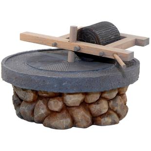 碾子创意农具模型工艺品怀旧酒柜装饰品摆件中国风特色礼品送老外