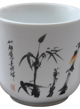 酒杯豪兴中式陶瓷白酒酒盅