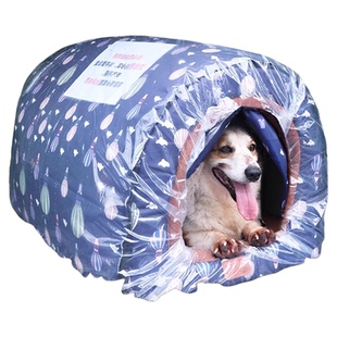 狗窝室外新款冬天加厚保暖冬季防水狗狗帐篷封闭式户外流浪狗屋