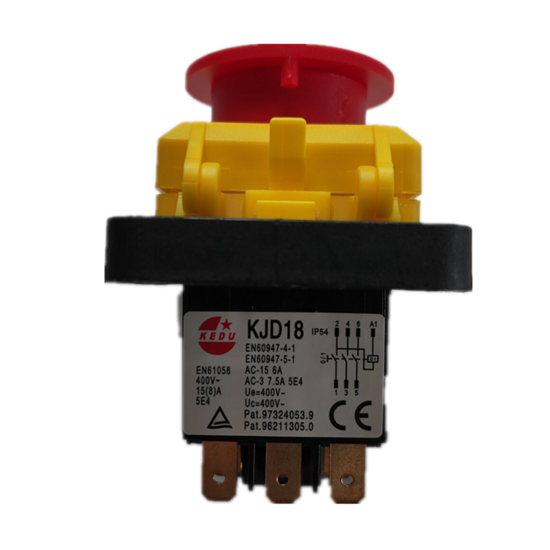 科都KEDU电磁开关KJD18船用砂轮抛光机台钻400V7脚电源开关