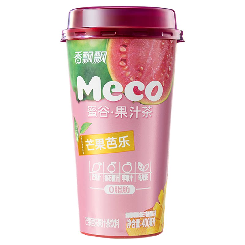 【双11立抢】香飘飘Meco如鲜果茶400ml*8杯果汁茶饮料整箱