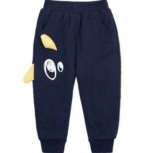 歌瑞家秋冬新款裤子男小童装夹棉裤休闲裤长裤下装乐友