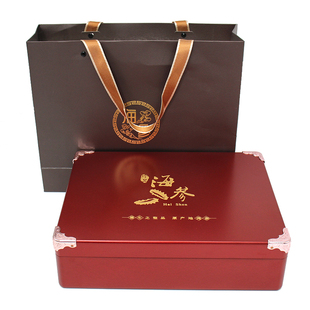 海参包装盒高档海参礼品盒海参木盒半斤一斤海参淡干海参礼盒定制