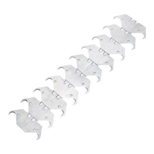 前田牛角刀片加厚电工刀专用电缆剥皮勾型塑胶地板T型美工刀黑刃