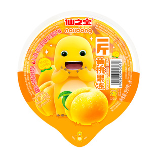 仙之宝超大果冻巨型什锦网红荔枝黄桃果肉小吃儿童网红生日礼物