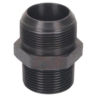 高压油管接头变径英制转公制D型外丝扩口直通转换大小头凸口直接