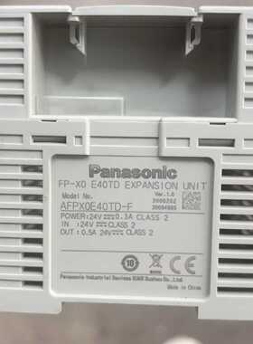 议价Panasonic PLC扩展模块，型号AFPX0E40