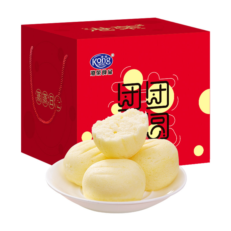 港荣奶香蒸蛋糕礼盒1060g