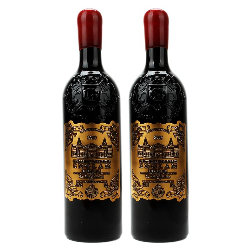 进口葡萄酒法国英格拉姆干红葡萄酒750ml*6波尔多红酒干型整箱批