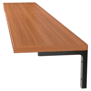 墙上置物架墙面一字搁板悬空书架壁挂式架子打孔上墙收纳承重支架