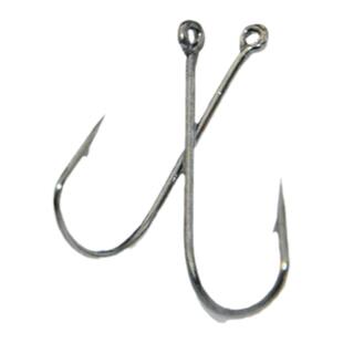 进口正品散装管付袖钩平打袖鱼钩有倒刺鲫鱼钩黑袖带圈袖钩3包邮