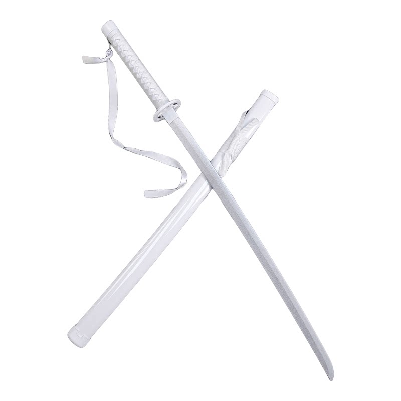 正品袖白雪武士刃带鞘飘带玩具刀