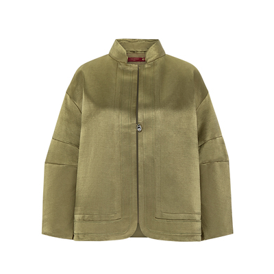 糖心旦TANGXINDAN惊蛰松绿外套