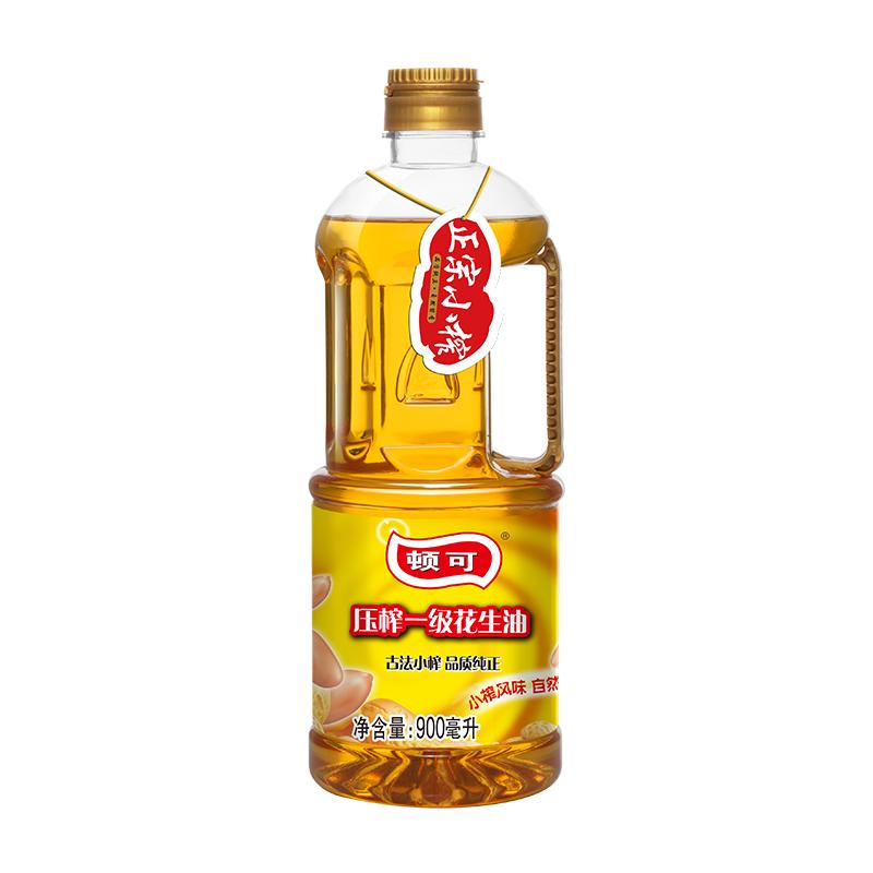 顿可900ml桶装纯香包邮花生油
