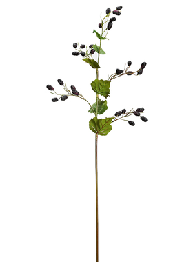 家居仿真手感桑葚绿植假花摆件