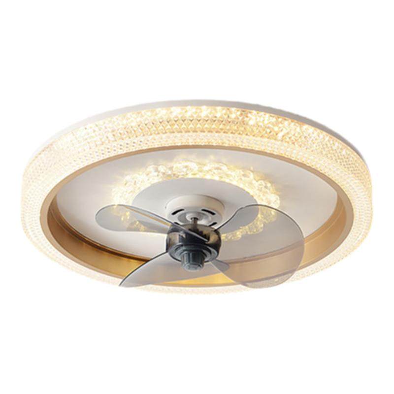 箭牌照明风扇灯餐厅静音摇头吊扇轻奢超薄卧室吸顶灯电扇灯一体Q