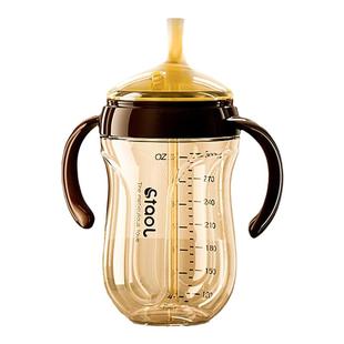 大宝宝直饮奶瓶一岁以上1-2-34岁儿童学直饮杯大容量吸管奶瓶喝奶