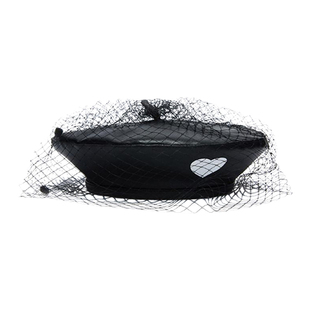 Sei Carina Y网纱贝雷帽子女周冬雨徐梦洁明星同款女韩系百搭气质