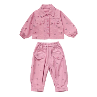 女童春装套装2026新款洋气时髦儿童衣服女宝宝春秋季巨好看两件套