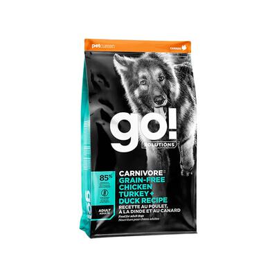 【自营】Go! Solutions无谷含鸡肉火鸡肉+鸭肉配方成犬粮 /5.44kg