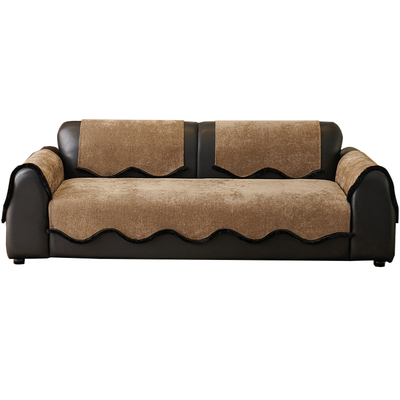 雪尼尔四季通用美式复古风沙发垫