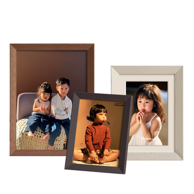 高级感实木相框定制摆台打印相片