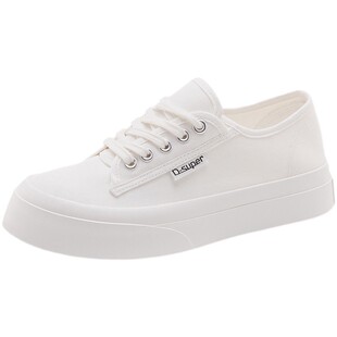 大头鞋帆布鞋2022年新款小码女鞋313233春秋厚底增高小白鞋女单鞋