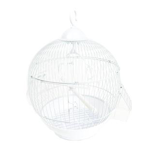 虎皮鹦鹉鸟笼子牡丹珍珠文鸟小型别墅金属屋顶观赏笼铁艺繁殖鸟笼