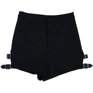 【暴杂独立设计 魂体银行】原创机能ins街舞女团风显瘦高腰AA短裤