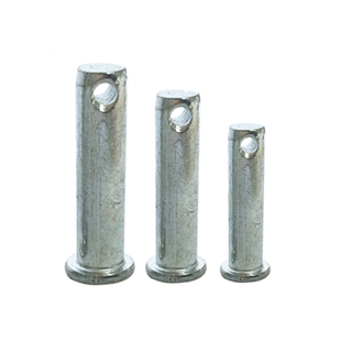 镀锌销轴GB882销 定位销 T型平头带孔 销钉M4M5M6M8M10M12M16M20