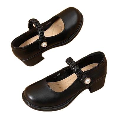 品牌女鞋真皮不累脚玛丽珍女单鞋春季软皮软底配裙子小皮鞋妈妈鞋