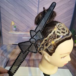 发帖碎发前额头成人碎发魔术贴大人女后脑勺碎发神器大号前额黑色