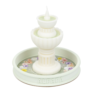 alfafa许愿池夏日花园喷泉叠叠香薰蜡烛原创浪漫新婚礼物生日礼物