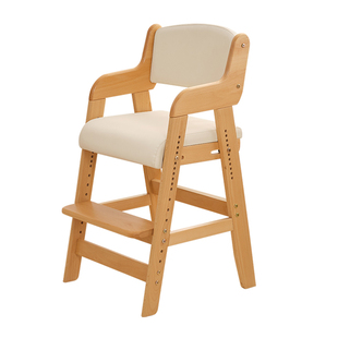 GEN儿童餐椅实木宝宝成长椅吃饭座椅升降婴儿餐桌椅学习椅日式ins