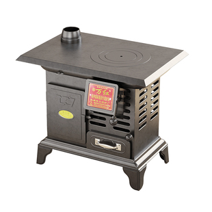 柴火取暖炉冬天室内烤火炉家用柴煤两用气化炉农村新型北方煤炉子