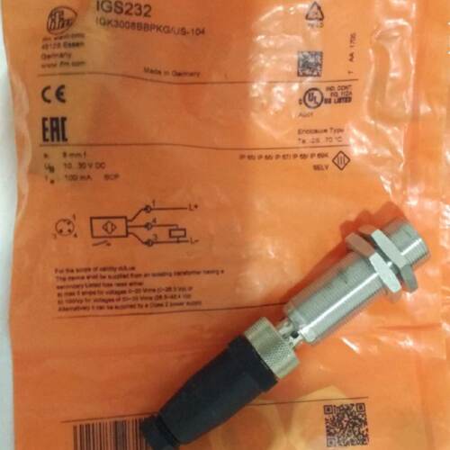 议价IGS232电感式传感器 IGK3008BBPKG/US-104德国IFM易福门