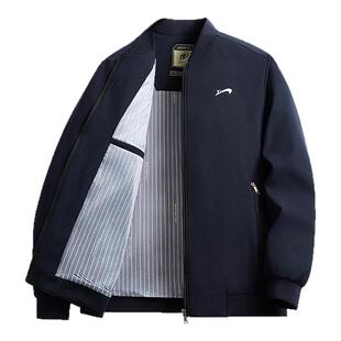 贵人鸟夹克外套男款2026年春秋季新款干部装男士行政夹克爸爸外套