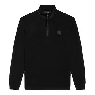 【绵羊毛】KARL LAGERFELD25秋新品商务休闲长袖T恤男卡尔拉格斐