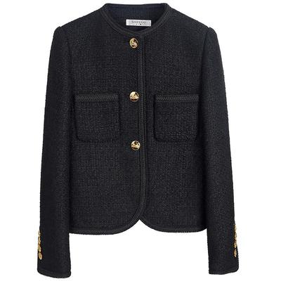 杨幂同款奢品11小香风短外套女