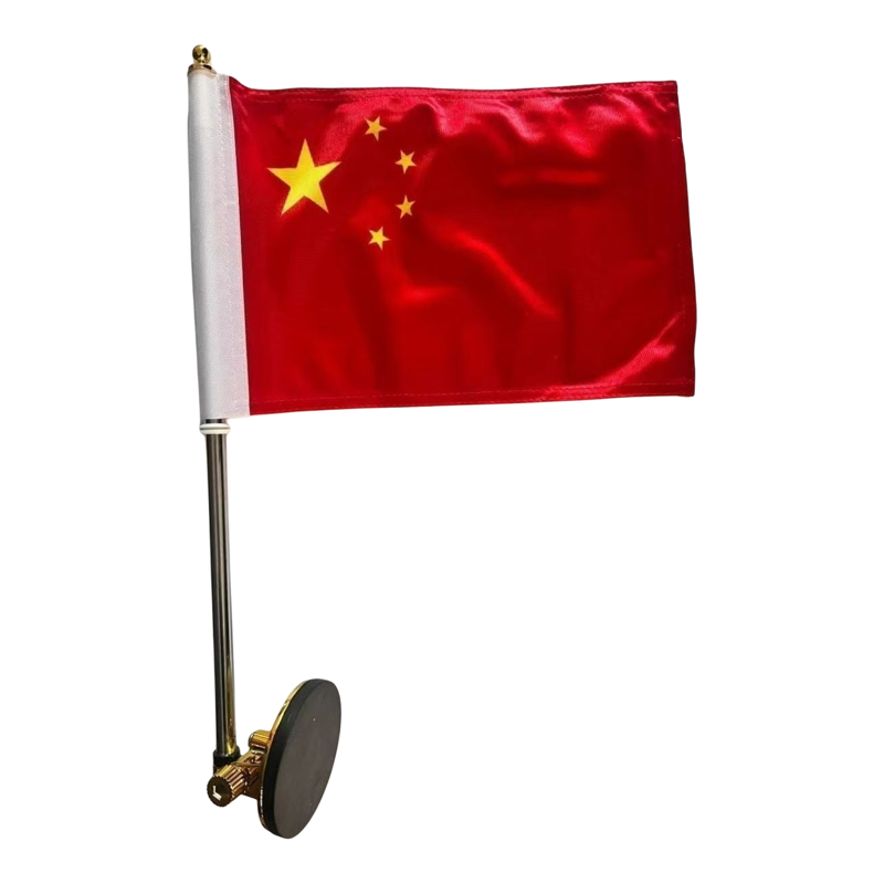 车载外挂磁吸装饰小红旗