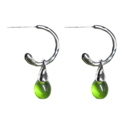 小众耳环GOOGMO琉璃珠轻奢女